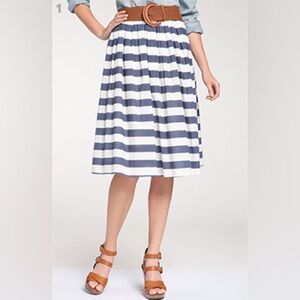 NWT Remain‎ Striped A-Line Midi Skirt Size X-Small